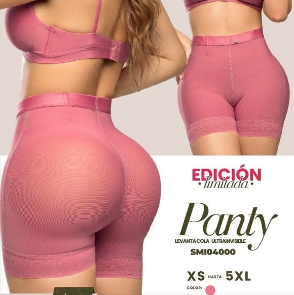 Colombian Stagmi Fajas Butt-Lift Invisble Short Shaper Bottom + Matching Thong! - Picture 3 of 15